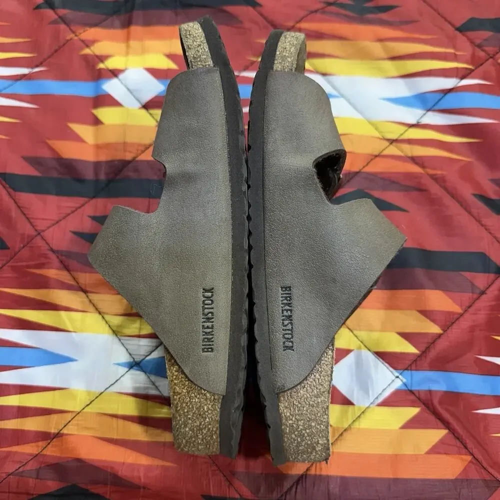 Birkenstock Brown Leather Sandals Kids Size 2 33 210 Made In Germany Adjustable